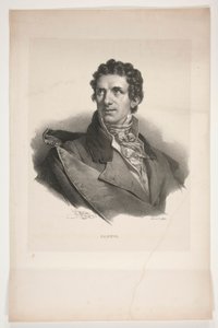 アントニオ・カノーヴァの肖像 作： Henri Grevedon