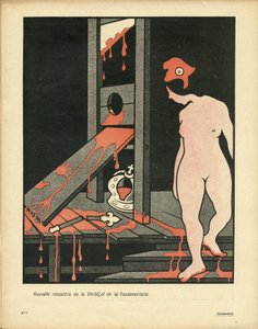 ラシエット・オ・ブール102号、風刺的な色彩 作： Henri Gustave Jossot