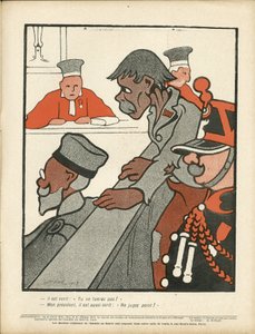 ラシエット・オ・ブール」144番、風刺的な色彩 作： Henri Gustave Jossot