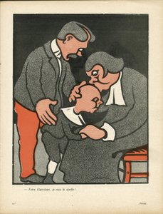 ラシエット・オ・ブール」144番、風刺的な色彩 作： Henri Gustave Jossot
