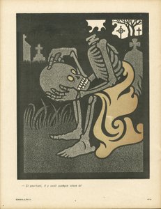 ラシエット・オ・ブール」156番、風刺的な色彩 作： Henri Gustave Jossot