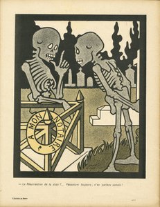ラシエット・オ・ブール」156番、風刺的な色使い 作： Henri Gustave Jossot