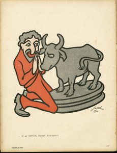 ラシエット・オ・ブール』163号、風刺的な色彩 作： Henri Gustave Jossot