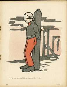 ラシエット・オ・ブール』163号、風刺的な色彩 作： Henri Gustave Jossot