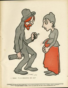ラシエット・オ・ブール178番、色彩風刺 作： Henri Gustave Jossot