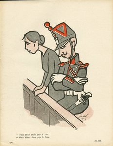ラシエット・オ・ブール178番、色彩風刺 作： Henri Gustave Jossot
