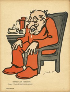 ラシエット・オ・ブール、302番、サティリカル・カラーズ 作： Henri Gustave Jossot
