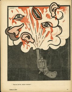 ラシエット・オ・ブール』322号、風刺的な色彩 作： Henri Gustave Jossot