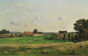 サウルスの地所 (ゴンネ県) 作： Henri Joseph Harpignies