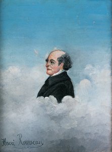 アーティストの父の肖像、1905年頃（油） 作： Henri J.F. Rousseau