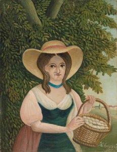 卵の女 作： Henri J.F. 1844 1910 Rousseau