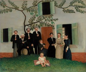 家族 作： Henri J.F. 1844 1910 Rousseau