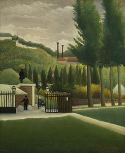 料金所、1890年頃 作： Henri J.F. 1844 1910 Rousseau