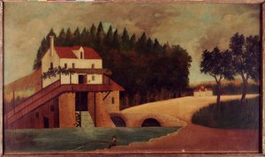 ミル、1896年頃 作： Henri J.F. Rousseau