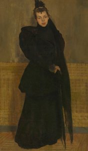 喪に服すルイーズ 作： Henri Jacques Edouard Evenepoel