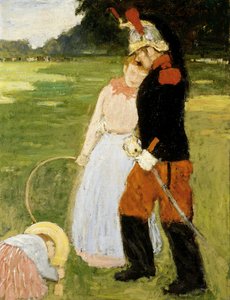ブローニュの森の日曜日 作： Henri Jacques Edouard Evenepoel