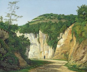クレミュー、1847 作： Henri Joseph Harpignies
