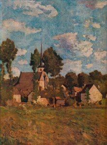 サン・プライベート、c1878 作： Henri Joseph Harpignies
