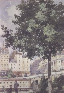 ポンヌフ、1893（WC） 作： Henri Joseph Harpignies