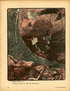 The Butter Plate」180番、カラーの風刺画 作： Henri Jules Ferdinand Bellery Defontaines