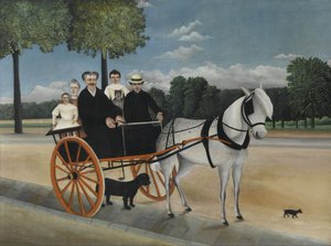 古いジュニアのカート 作： Henri Julien Félix Rousseau