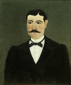 1891年頃、市民服のFrumence Bicheの肖像. 作： Henri Julien Félix Rousseau