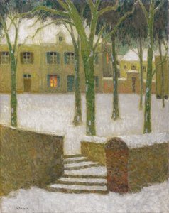 ヌムールの場所、1930 作： Henri Le Sidaner