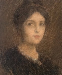 カミーユの肖像、1904 年。 作： Henri Le Sidaner