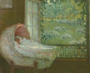 クレードル、1905 作： Henri Le Sidaner
