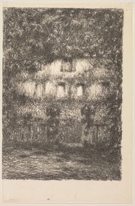 月明かりの家 作： Henri Le Sidaner