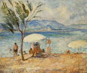 入浴者;入浴者、 作： Henri Lebasque