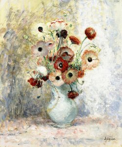 アネモネの花束、 作： Henri Lebasque