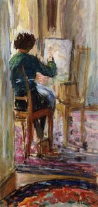 アーティストの娘。アーティストの娘、 作： Henri Lebasque
