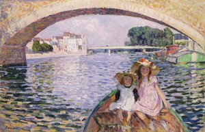 ボートで、1903 作： Henri Lebasque