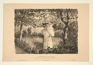庭の散歩 作： Henri Lebasque