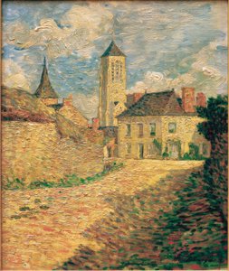 メインエ・ロワール地方のシャンピニェ村 作： Henri Lebasque