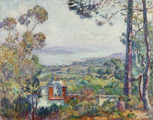 サントロペ港、1906 作： Henri Lebasque
