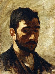 アーティストの肖像、1888 作： Henri Lebasque