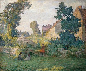 シーンシャンペトル、1894 作： Henri Lebasque