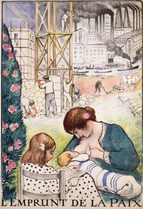 アンリ・ルバスク(1865-1937)のポスター「平和のための融資」。 作： Henri Lebasque