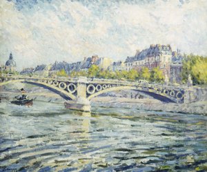 セーヌ川、パリ。パリのセーヌ川、1904年 作： Henri Lebasque
