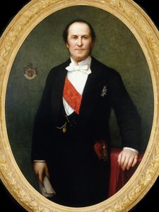 ジョルジュ・ウジェーヌ男爵オスマンの肖像 1809-1891 年、1860 年頃。 作： Henri Lehmann