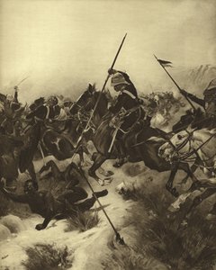 ウルンディの戦い、1879（グラビア） 作： Henri Louis Dupray