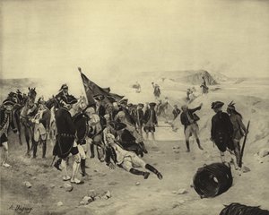 ケベックの包囲、1759（グラビア） 作： Henri Louis Dupray