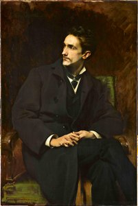 ロバート・ド・モンテスキュー伯爵の肖像、1879年。 作： Henri Lucien Doucet