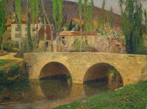 橋のハムレット 作： Henri Martin