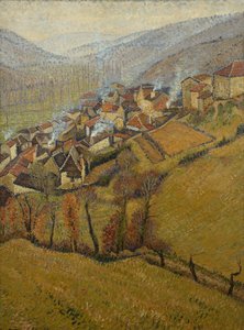 La Bastide du Vert、11月、 作： Henri Martin