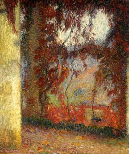テラス、 作： Henri Martin