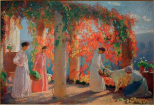 Marquayrolのパーゴラ 作： Henri Martin
