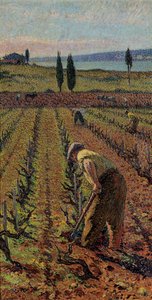 耕運機、c.1925 作： Henri Martin